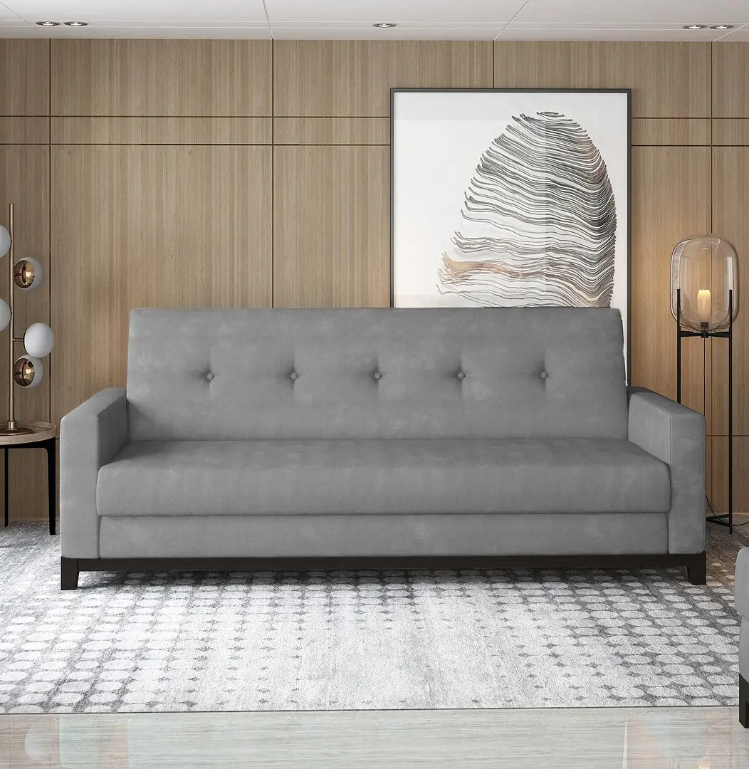 Canapea Eltap Selene Paros 05 (Light Gray/Walnut)