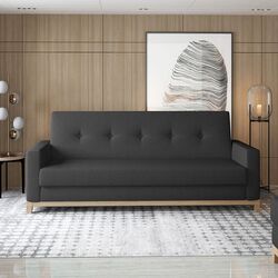 Canapea Eltap Selene Sawana 14 (Black/Beech)