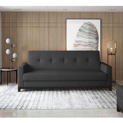 Canapea Eltap Selene Sawana 14 (Black/Walnut)