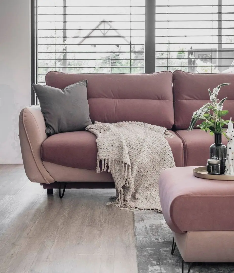 Диван Eltap Silva Velvetmat 24/Matt Velvet 61 (Antique Pink/Powder Pink)