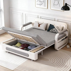 Диван Evelin Sofa 150 (White/Grey) Thumb