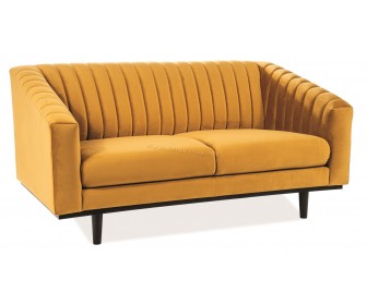 Canapea Signal Asprey 2 Velvet (Curry/Wenge)