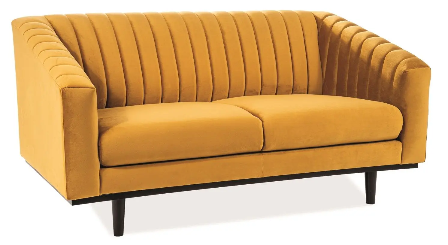 Canapea Signal Asprey 2 Velvet (Curry/Wenge)