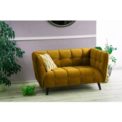 Canapea Signal Castello 2 Velvet (Curry/Wenge) Thumb