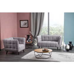 Canapea Signal Castello 2 Velvet (Gray/Wenge) Thumb