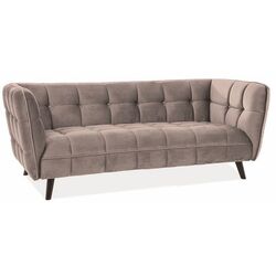 Диван Signal Castello 3 Velvet (Beige/Wenge)