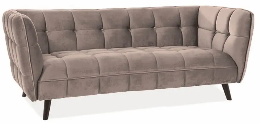 Диван Signal Castello 3 Velvet (Beige/Wenge)