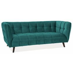 Диван Signal Castello 3 Velvet (Turquoise/Wenge)