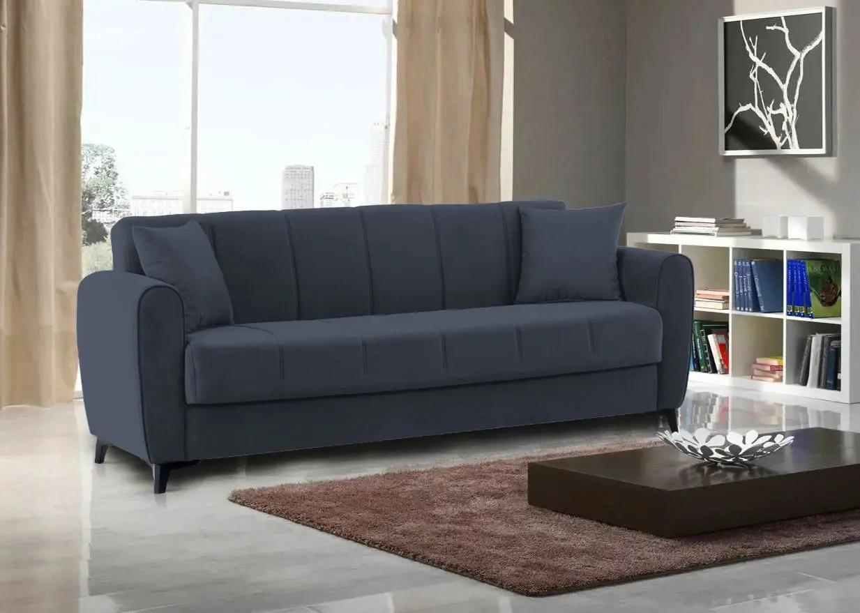 Canapea Fabulous Delhi 3-locuri 57-003 (Dark Grey)