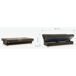 Диван Fabulous Economix 70-002 (Gray-Brown) Thumb