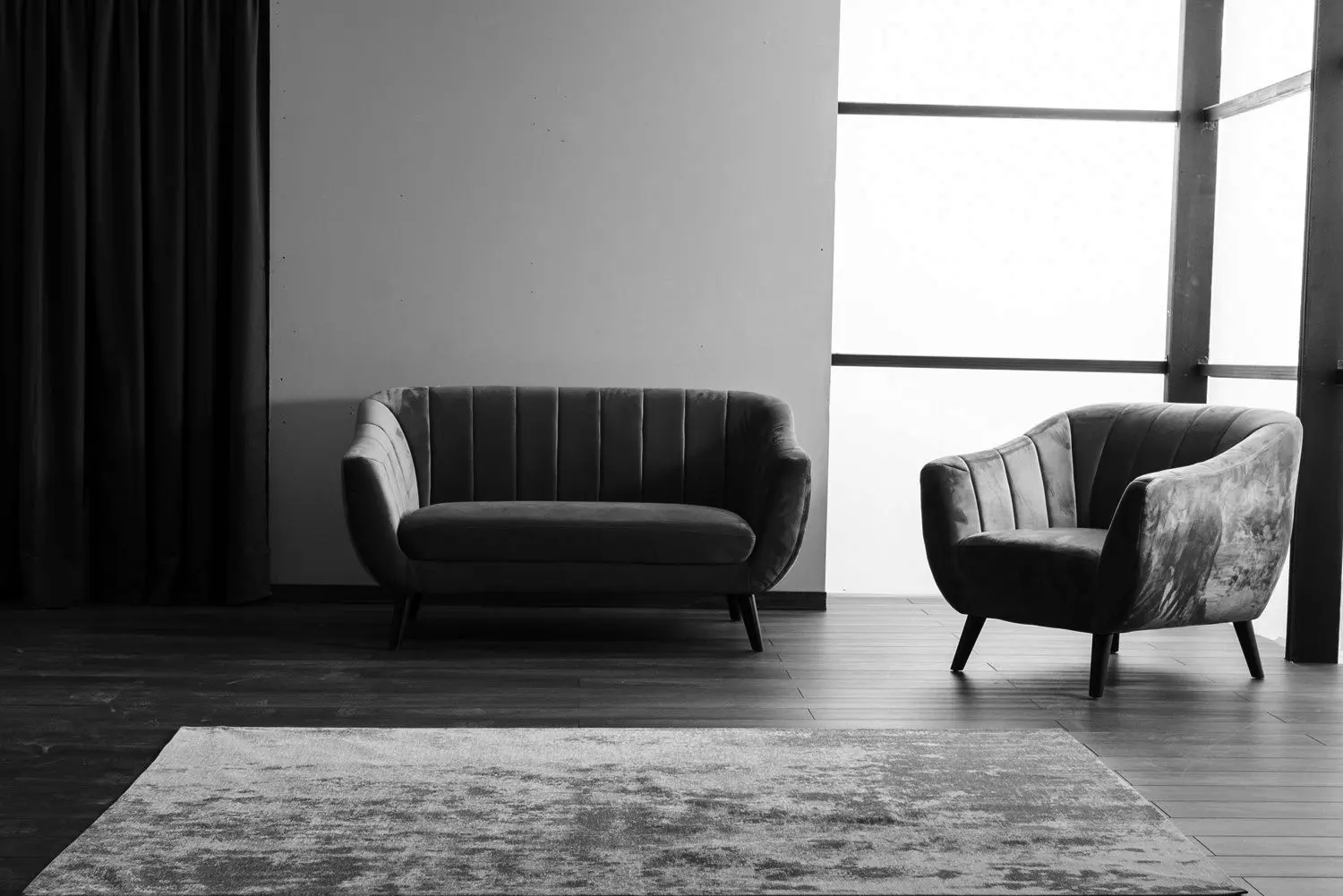 Диван Signal Elite 2 Velvet (Black/Wenge) - 2