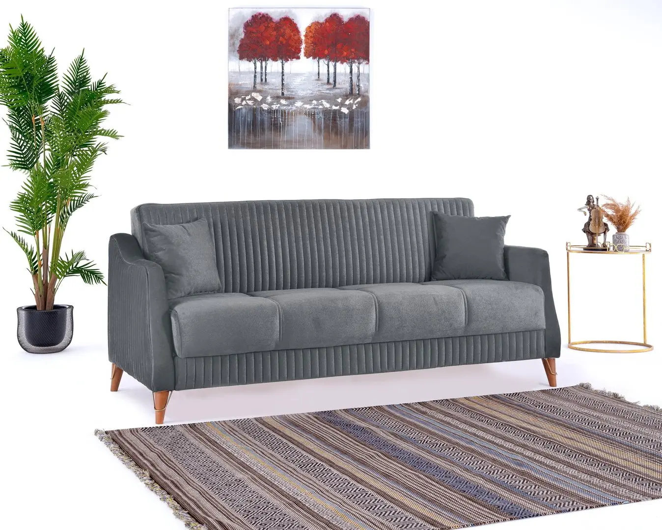 Canapea Fabulous Erciyes 3-locuri 52-103 (Gray)