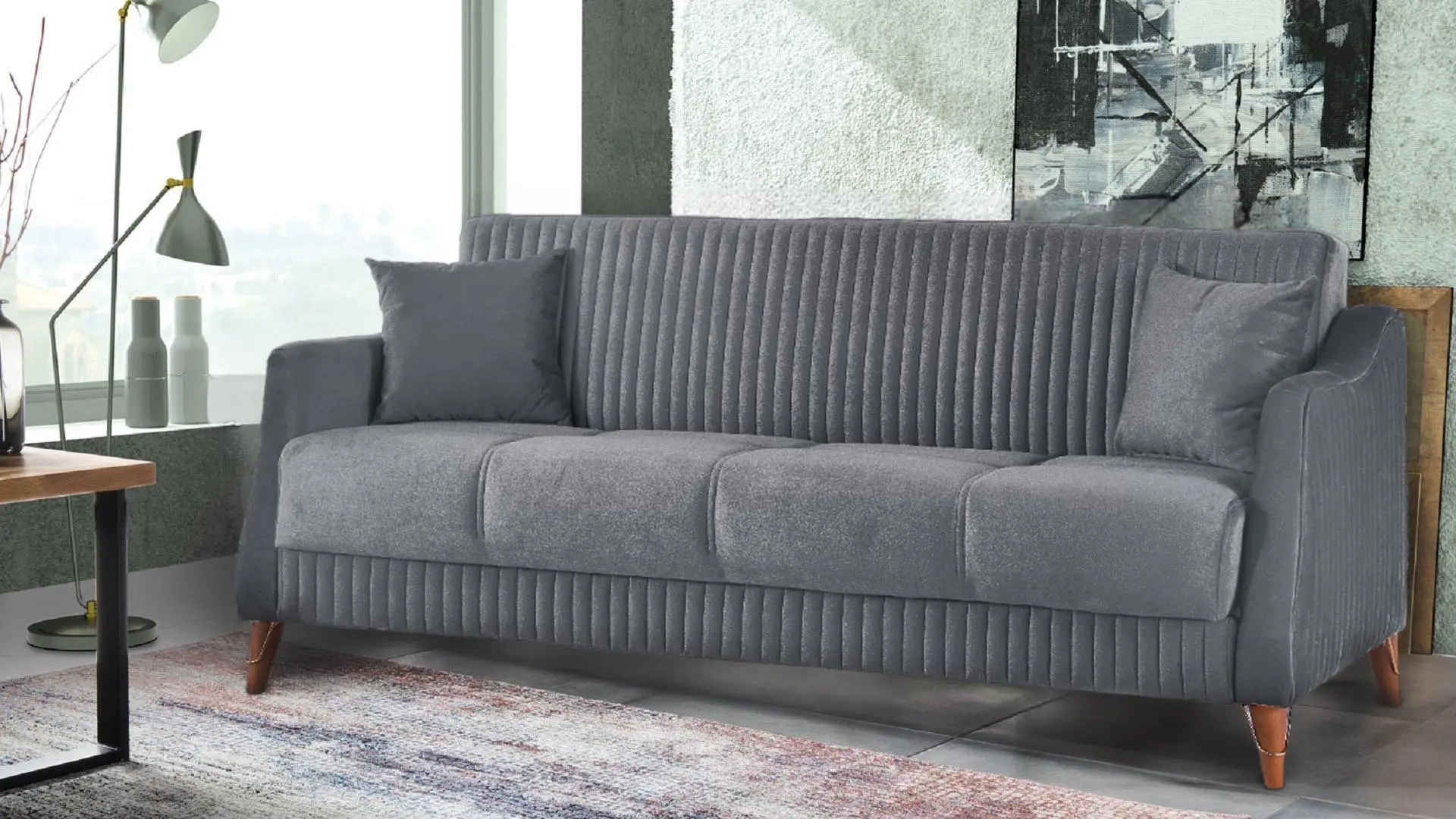 Canapea Fabulous Erciyes 3-locuri 52-103 (Gray)