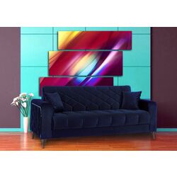 Canapea Fabulous Melisa 3-locuri 82-103 (Dark Blue)