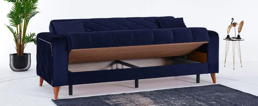 Canapea Fabulous Melisa 3-locuri 82-103 (Dark Blue)