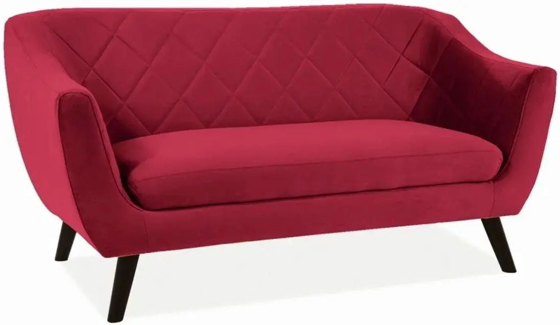 Диван Signal Molly 2 Velvet (Burgundy/Wenge)