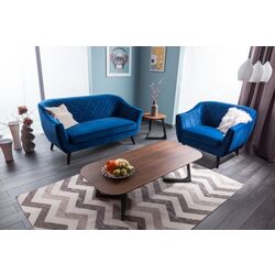 Диван Signal Molly 2 Velvet (Navy Blue/Wenge) Thumb