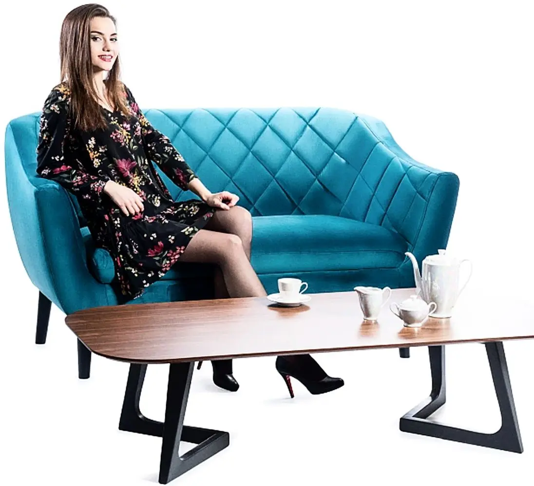 Диван Signal Molly 2 Velvet (Turquoise/Wenge) - 4