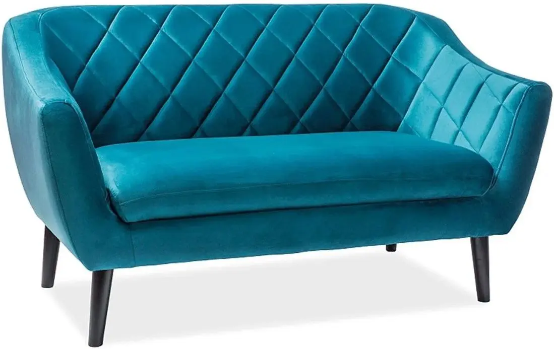 Диван Signal Molly 2 Velvet (Turquoise/Wenge)