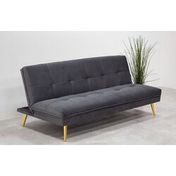 Диван Signal Moritz Velvet (Gray/Gold) Thumb