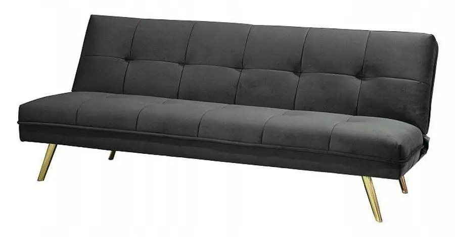 Диван Signal Moritz Velvet (Gray/Gold)