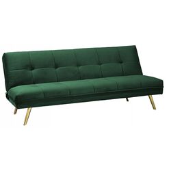 Диван Signal Moritz Velvet (Green/Gold)