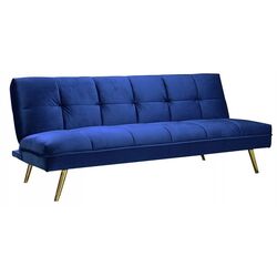 Диван Signal Moritz Velvet (Navy Blue/Gold)