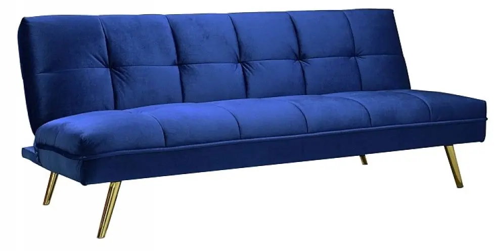 Диван Signal Moritz Velvet (Navy Blue/Gold)