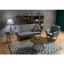 Canapea Signal Nordic 2 Velvet (Gray/Beech) Thumb