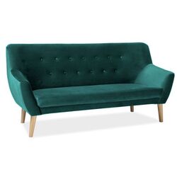 Диван Signal Nordic 3 Velvet (Green/Beech)