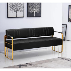 Canapea Gabbiano Avila 149713 (Black/Gold)