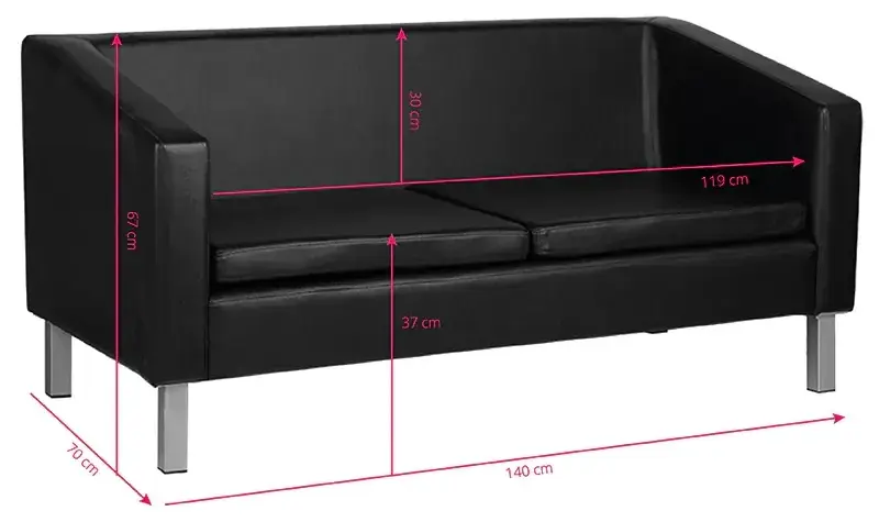 Диван Gabbiano BM18003 126716 (Black)