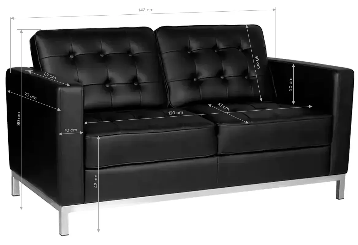 Диван Gabbiano BM18019 126714 (Black)