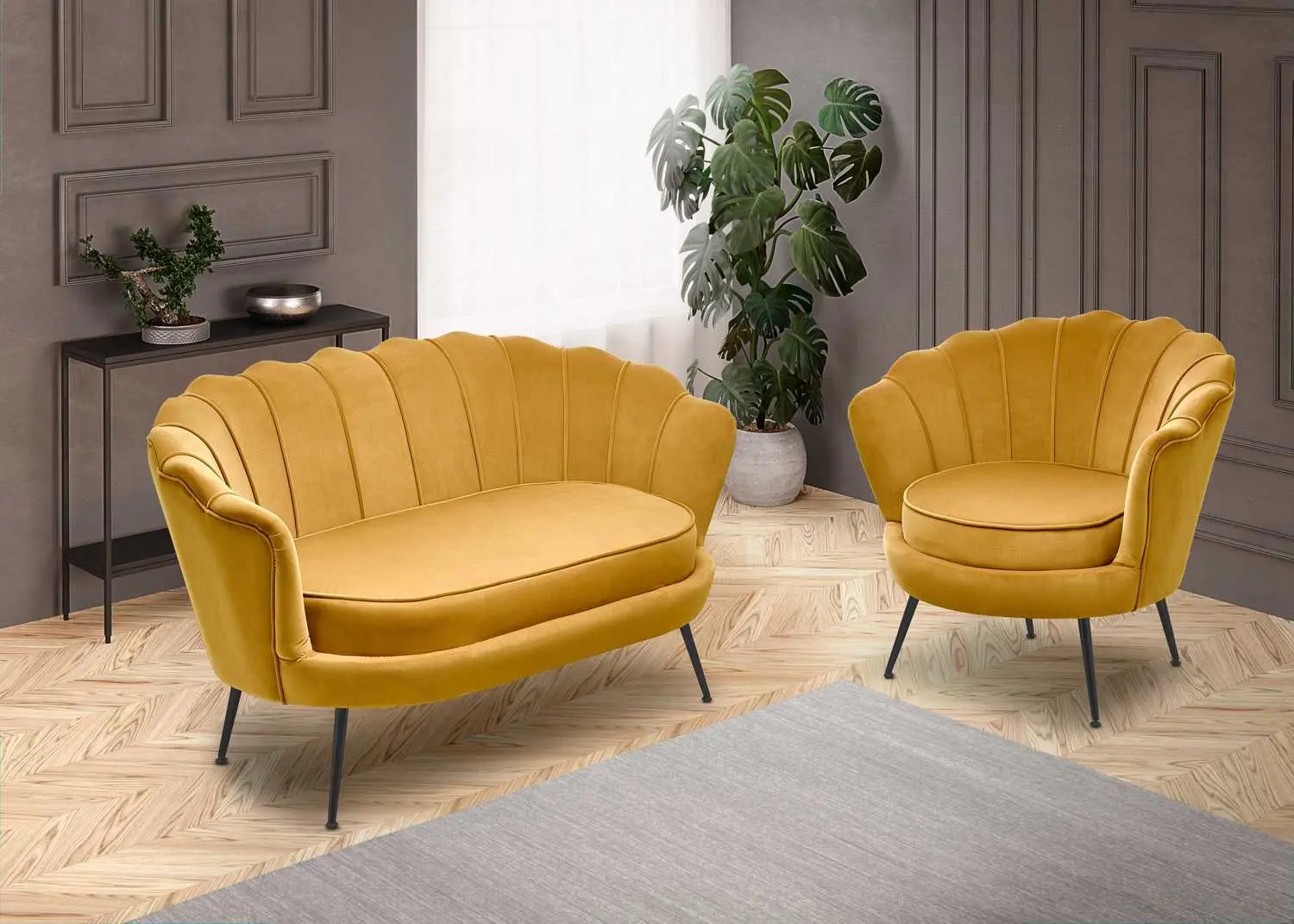 Canapea Halmar Amorinito 2 XL (Mustard) - 7