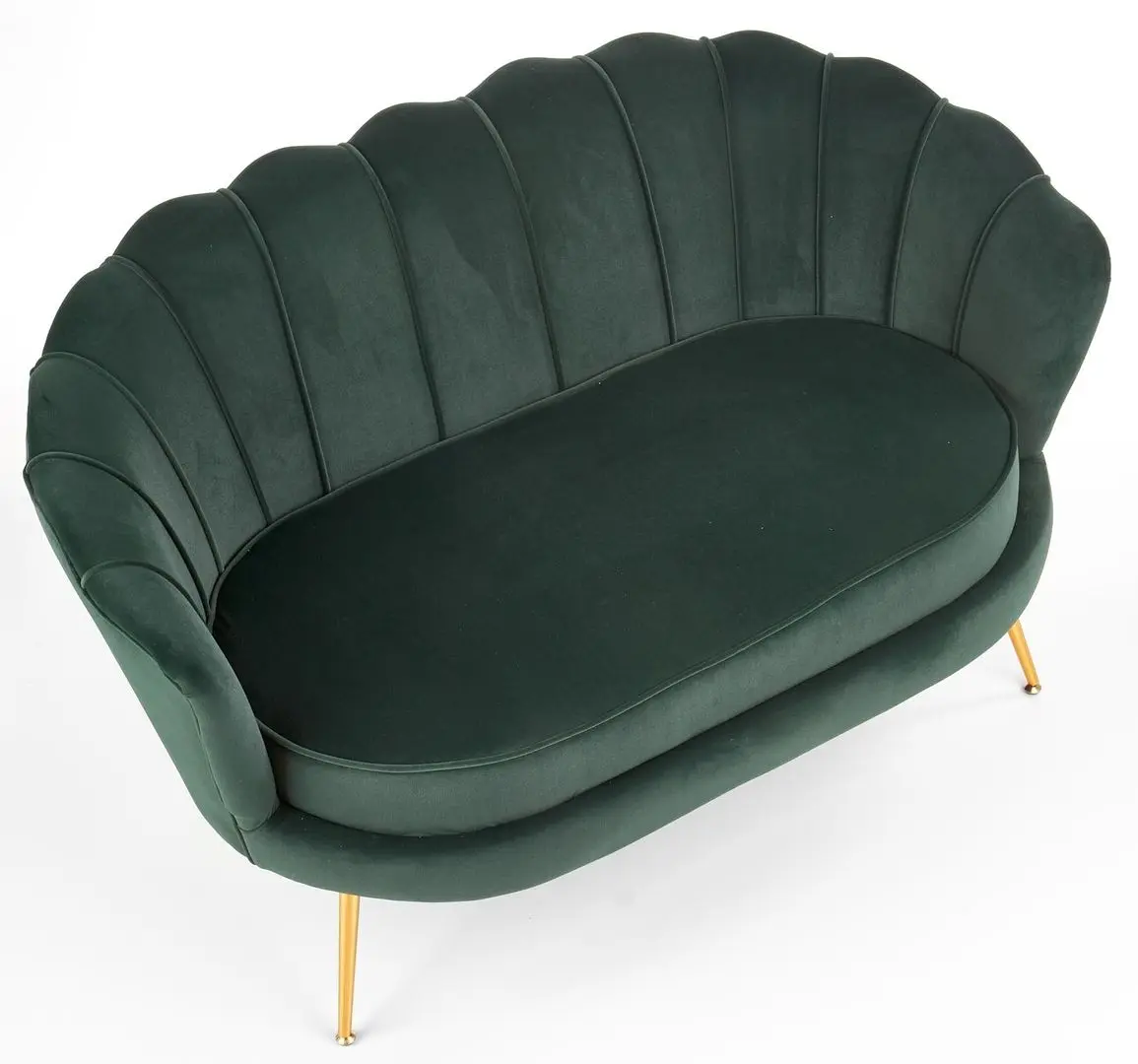 Canapea Halmar Amorinito XL (Dark Green/Gold)