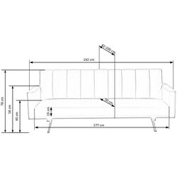 Canapea Halmar Armando (Dark Green) Thumb