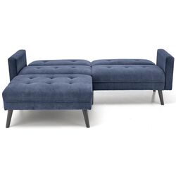 Canapea Halmar Cornelius (Blue/Black) Thumb