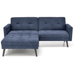 Canapea Halmar Cornelius (Blue/Black) Thumb