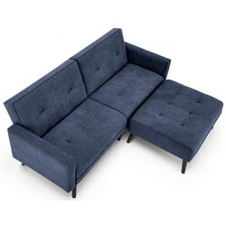 Canapea Halmar Cornelius (Blue/Black) Thumb