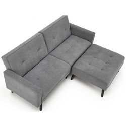 Canapea Halmar Cornelius (Grey/Black) Thumb