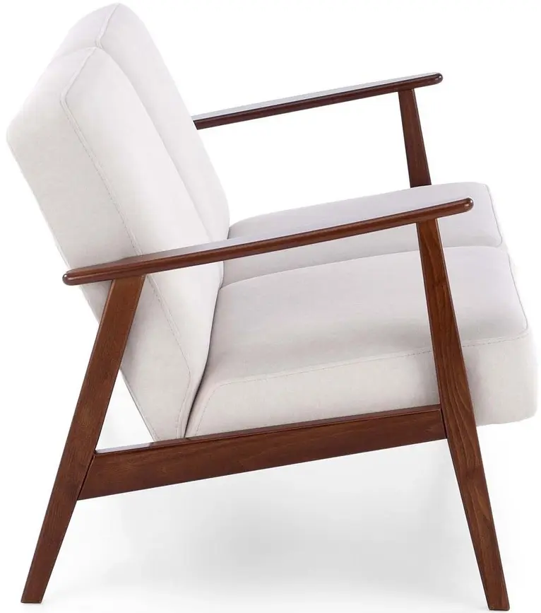 Диван Halmar Milano 2S Castel 04 (Light Beige/Dark Walnut) - 3