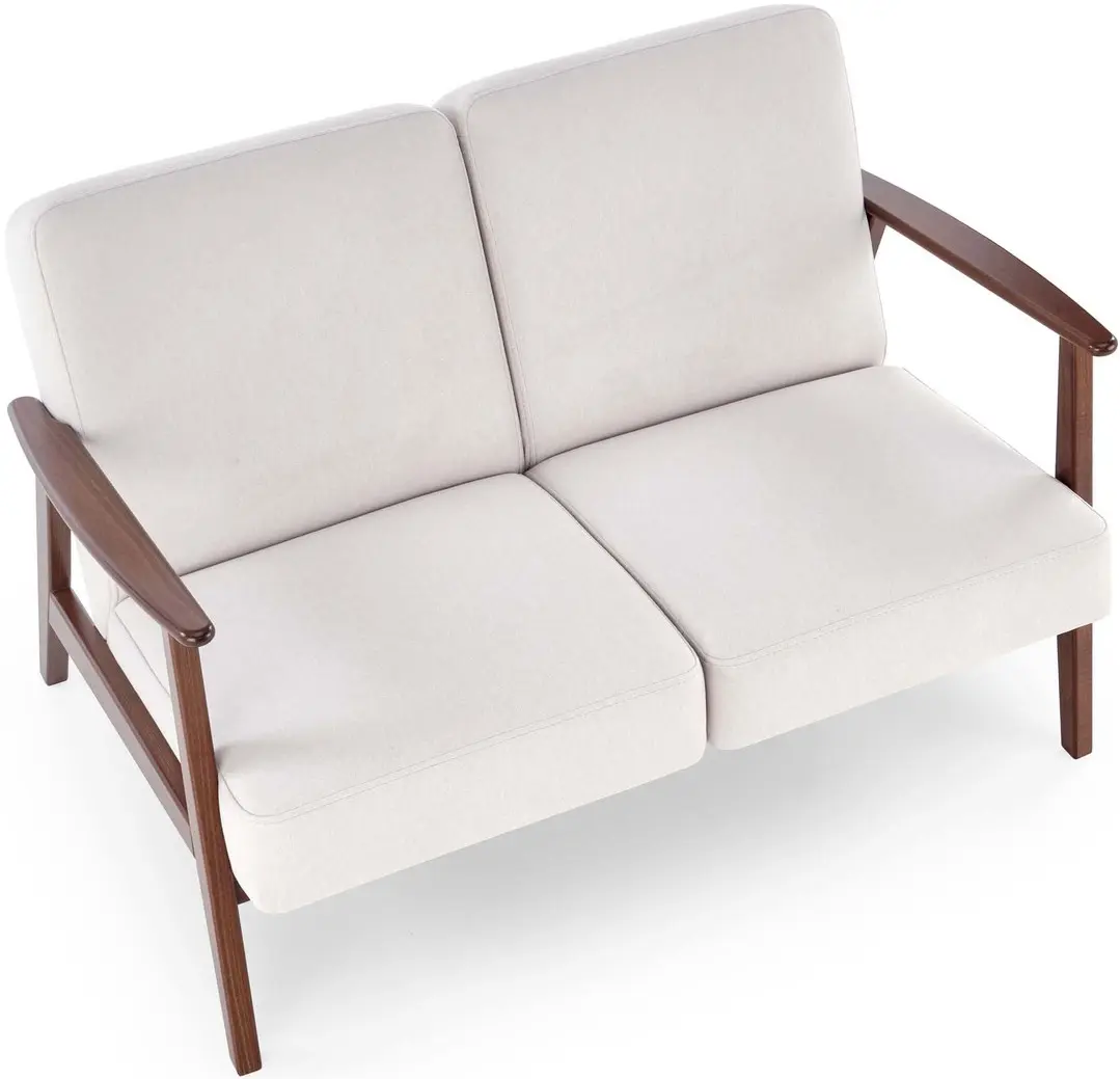Диван Halmar Milano 2S Castel 04 (Light Beige/Dark Walnut) - 5