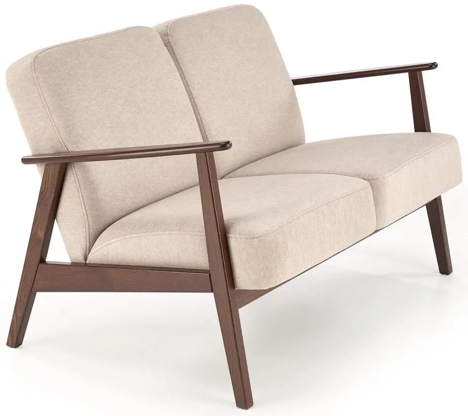 Диван Halmar Milano 2S Castel 15 (Beige/Dark Walnut)