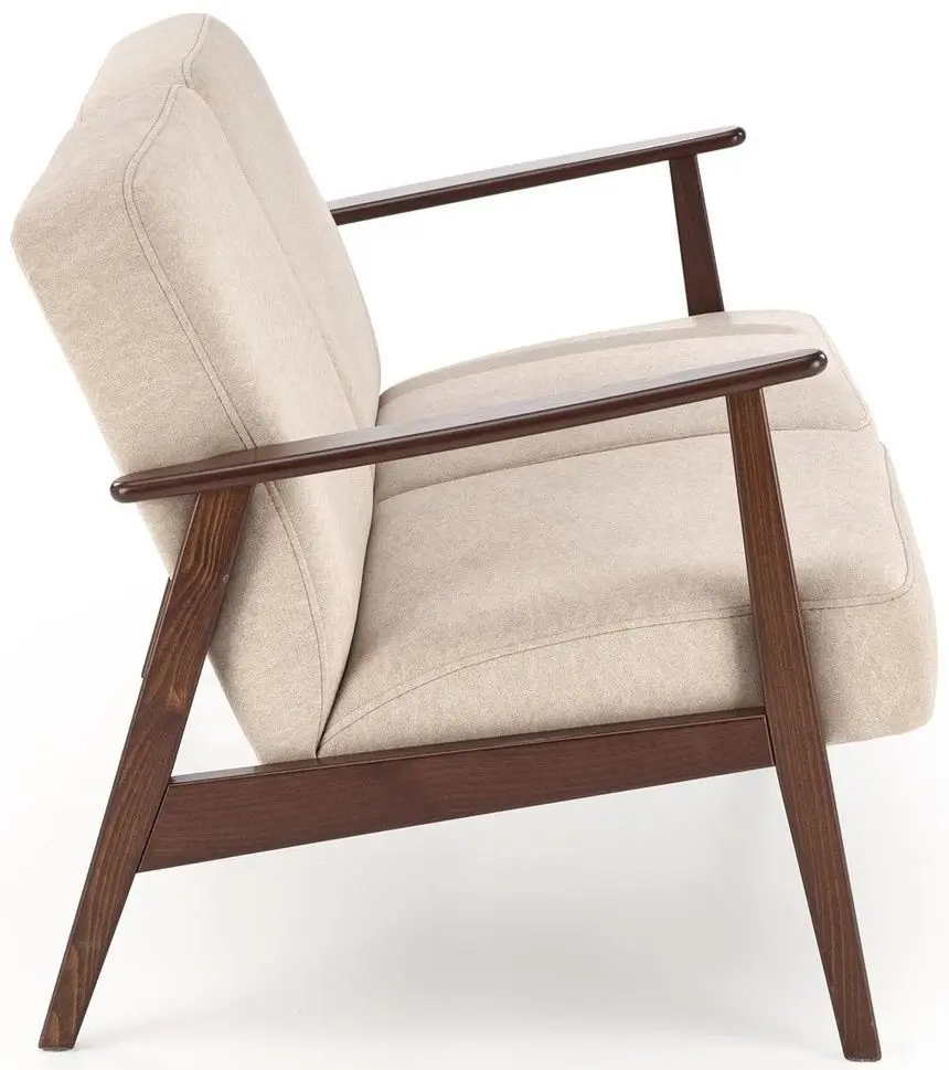 Диван Halmar Milano 2S Castel 15 (Beige/Dark Walnut)