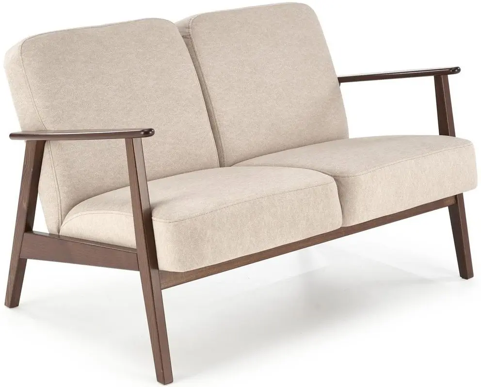 Диван Halmar Milano 2S Castel 15 (Beige/Dark Walnut)