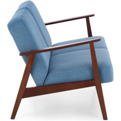 Диван Halmar Milano 2S Castel 74 (Blue/Dark Walnut) Thumb