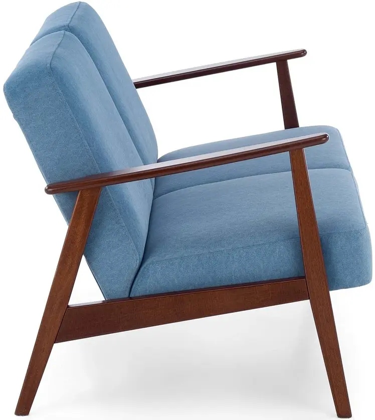 Диван Halmar Milano 2S Castel 74 (Blue/Dark Walnut) - 2