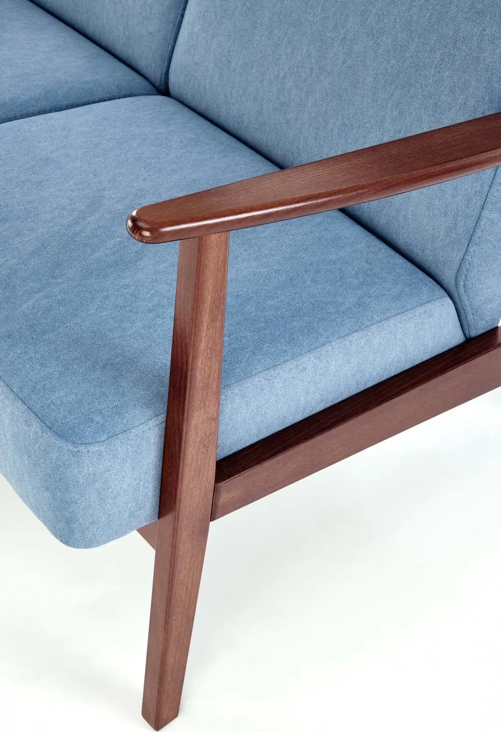 Диван Halmar Milano 2S Castel 74 (Blue/Dark Walnut) - 3