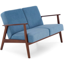Диван Halmar Milano 2S Castel 74 (Blue/Dark Walnut) Thumb