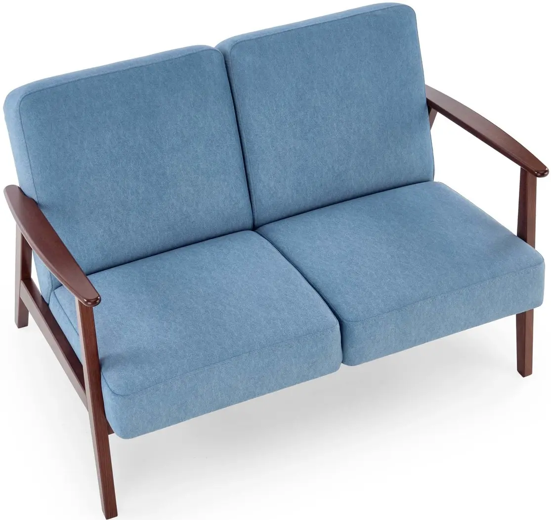 Диван Halmar Milano 2S Castel 74 (Blue/Dark Walnut) - 6